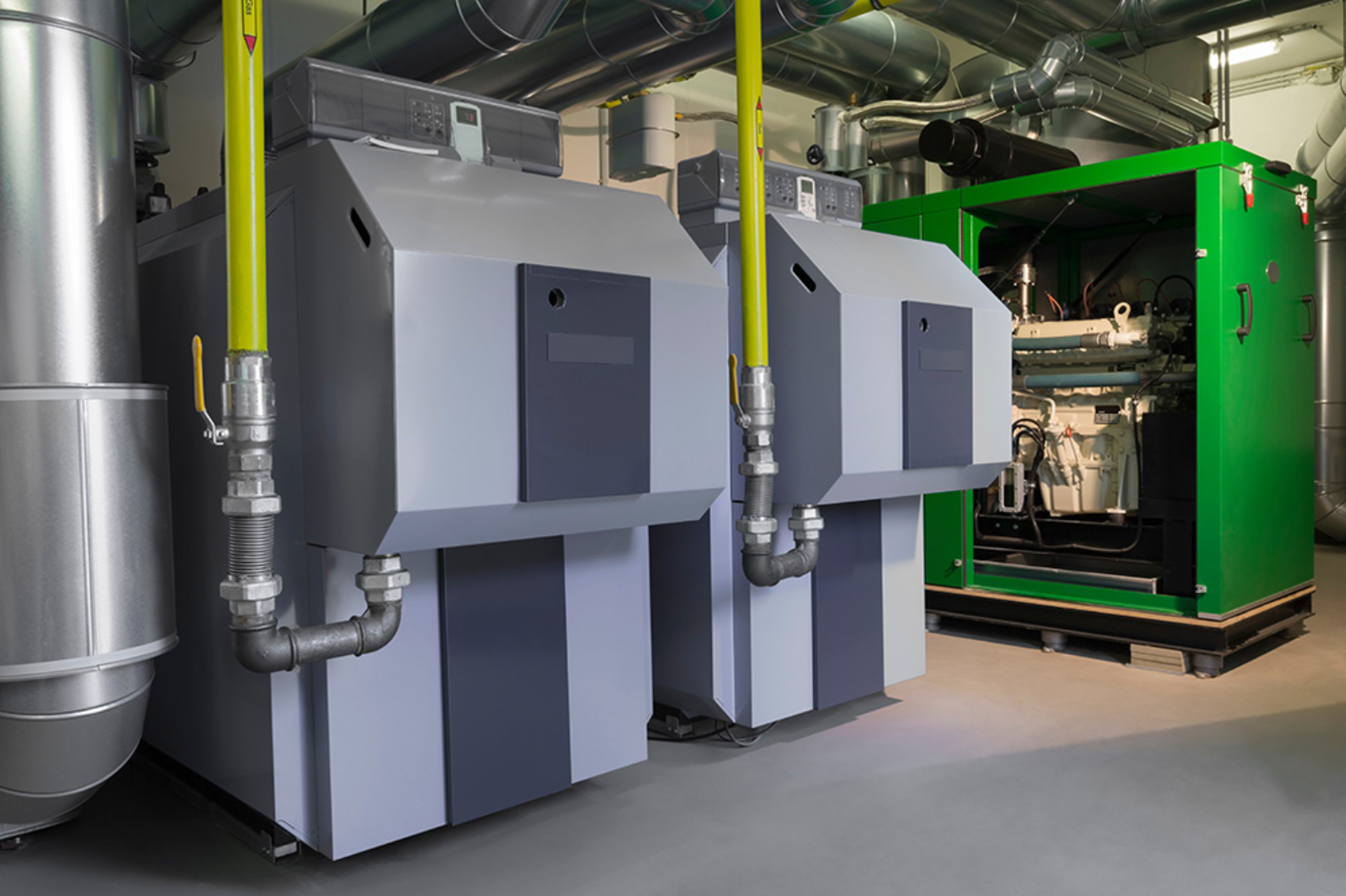 Blockheiz­kraftwerk bei Tauscher Elektrotechnik GmbH in Fritzlar