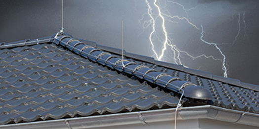 Äußerer Blitzschutz bei Tauscher Elektrotechnik GmbH in Fritzlar